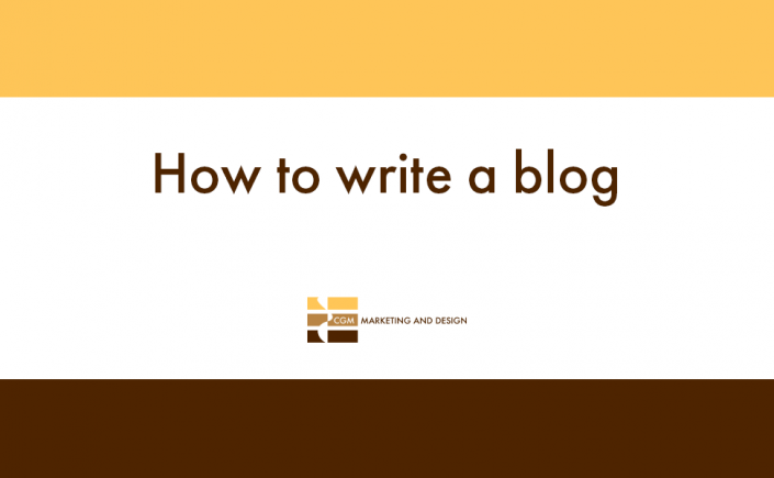 How to write a blog